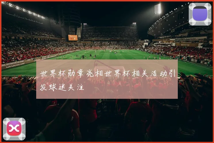 世界杯勋章亮相世界杯相关活动引发球迷关注