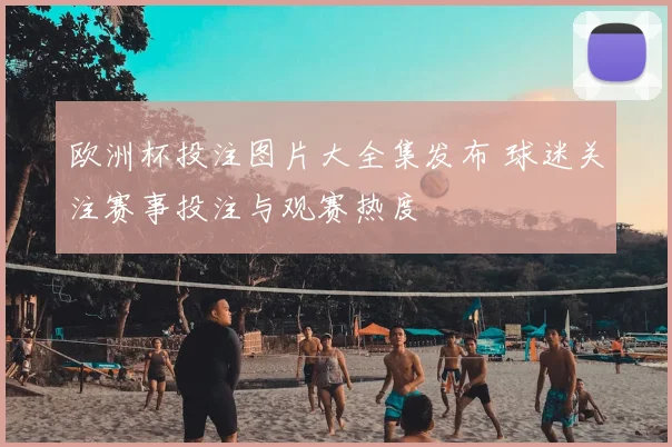 欧洲杯投注图片大全集发布 球迷关注赛事投注与观赛热度